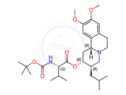 Chemical structure of Boc-valbenazine