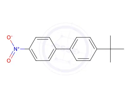 Chemical structure of 4-(tert-Butyl)-4'-nitro-1,1'-biphenyl