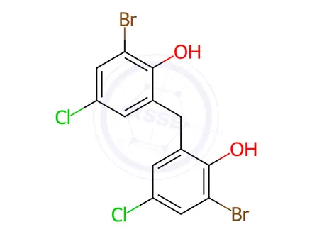 Chemical structure of Bromochlorophene