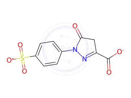 Chemical structure of Tartrazine Impurity 1 Disodium Salt (3473-75-4)
