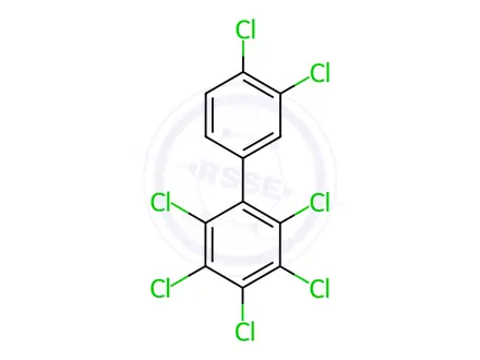 Chemical structure of 2,3,3',4,4',5,6-Heptachlorobiphenyl
