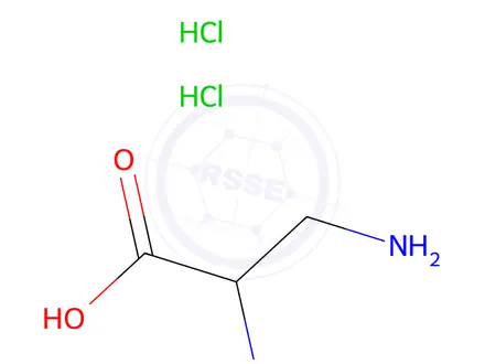 Chemical structure of 2,3-Diaminopropanoic acid dihydrochloride