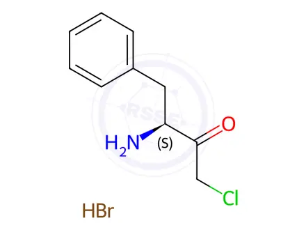 Chemical structure of 3-amino-1-chloro-4-phenylbutan-2-one