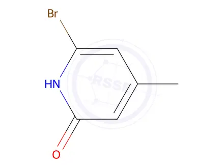Chemical structure of 6-Bromo-4-methylpyridin-2-ol