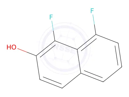 Chemical structure of 1,8-difluoronaphthalen-2-ol