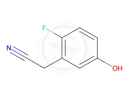 Chemical structure of 2-(2-Fluoro-5-hydroxyphenyl)acetonitrile