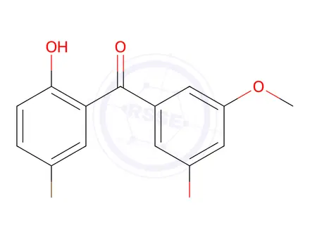 Chemical structure of (5-Bromo-2-Hydroxyphenyl)(3,5-Dimethoxyphenyl)Methanone