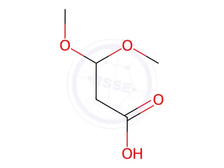Chemical structure of 3,3-Dimethoxypropanoic Acid