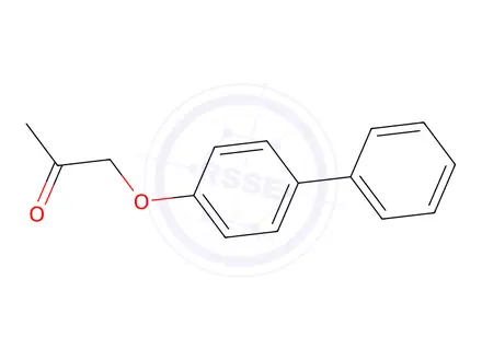 Chemical structure of 1-([1,1'-Biphenyl]-4-yloxy)propan-2-one