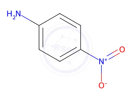 Chemical structure of 4-Nitroaniline
