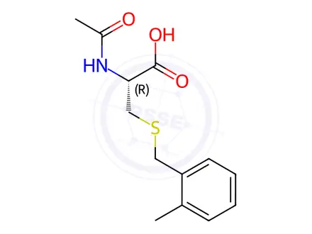 Chemical structure of Acetylcysteine Impurity 240