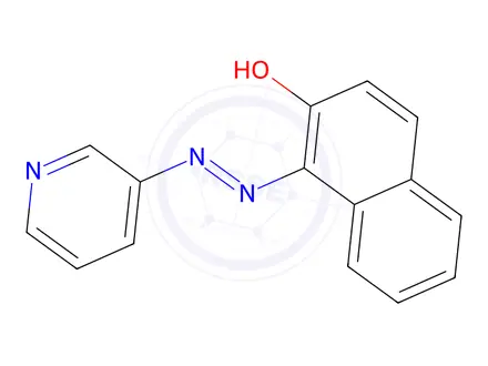 Chemical structure of 1-(3-pyridylazo)-2-naphthol