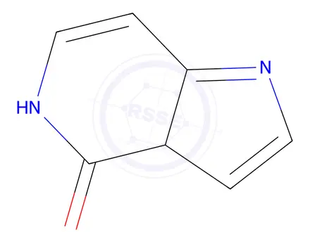 Chemical structure of 4H-Pyrrolo[3,2-c]pyridin-4-one,1,3a-dihydro-(9CI)