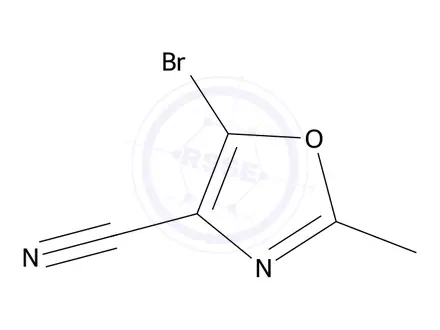 Chemical structure of 5-Bromo-2-methyloxazole-4-carbonitrile
