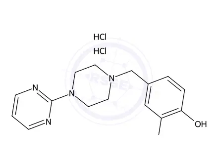 Chemical structure of Piribedil Impurity S DiHCl