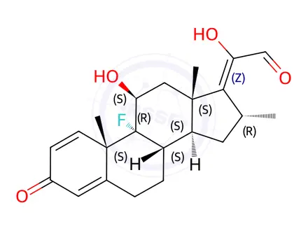 Chemical structure of Dexamethasone Eye Drops Suspension Impurity 5 (BP)