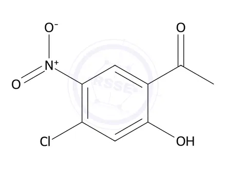 Chemical structure of 1-(4-CHloro-2-hydroxy-5-nitro-phenyl)-ethanone