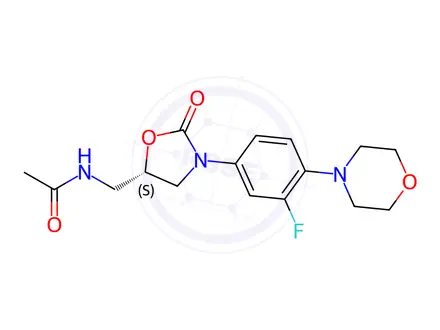 Chemical structure of Linezolid