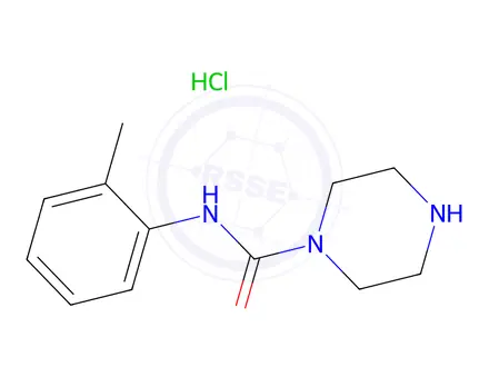 Chemical structure of N-O-Tolylpiperazine-1-carboxamide Hydrochloride