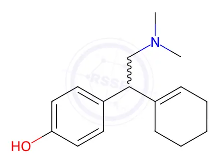 Chemical structure of Rac-Dehydro-O-desmethyl Venlafaxine