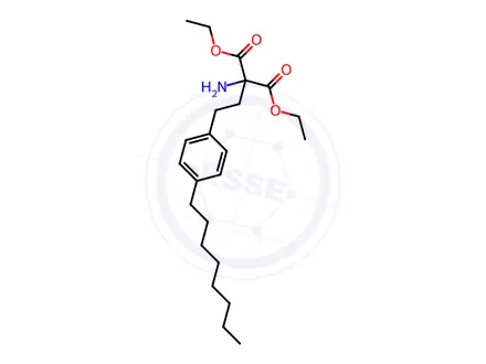 Chemical structure of Diethyl 2-Amino-2-(4-Octylphenethyl)malonate