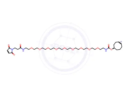 Chemical structure of TCO-PEG9-maleimide