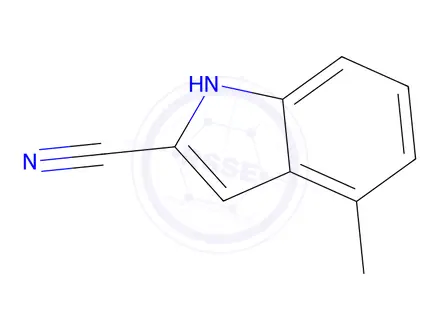 Chemical structure of 4-Methyl-1H-indole-2-carbonitrile