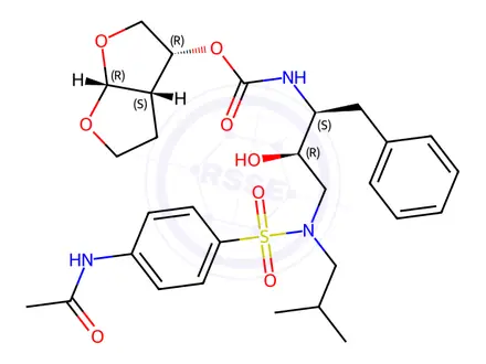 Chemical structure of Darunavir Ethanolate Impurity C