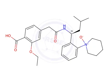 Chemical structure of Repaglinide N-oxide
