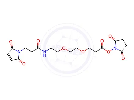 Chemical structure of Maleimide PEG2-NHS Ester