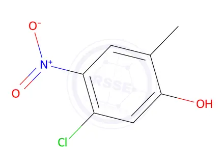 Chemical structure of 5-Chloro-2-methyl-4-nitrophenol