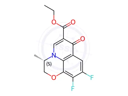 Chemical structure of Levofloxacin Impurity 155