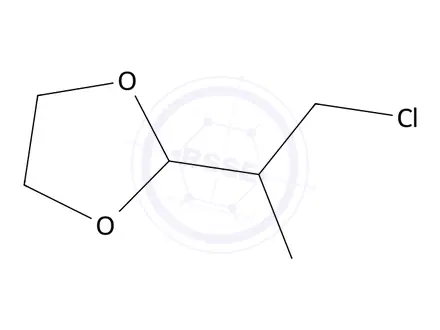 Chemical structure of 2-(1-Chloropropan-2-yl)-1,3-dioxolane