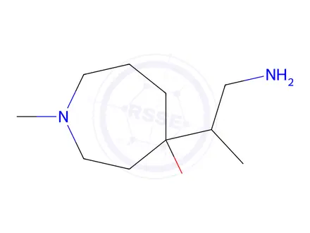 Chemical structure of 4-(1-Aminopropan-2-yl)-1-methylazepan-4-ol