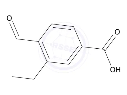 Chemical structure of 3-Ethyl-4-formylbenzoic acid