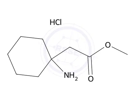 Chemical structure of Methyl 2-(1-aminocyclohexyl)acetate hydrochloride