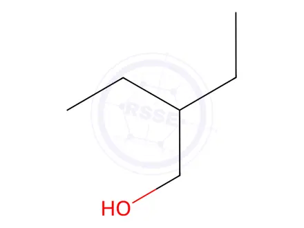 Chemical structure of 2-Ethylbutan-1-Ol