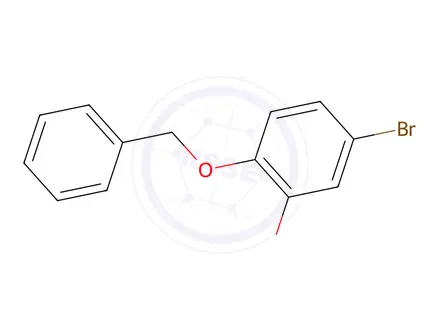 Chemical structure of 2-(benzyloxy)-5-bromophenol(WX191590)