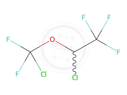 Chemical structure of Isoflurane Impurity 1