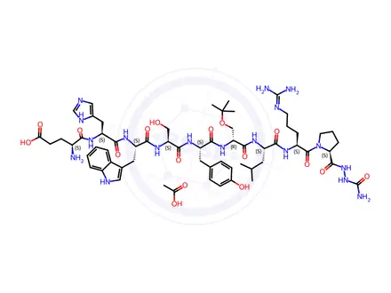 Chemical structure of Glu1-Goserelin Acetate