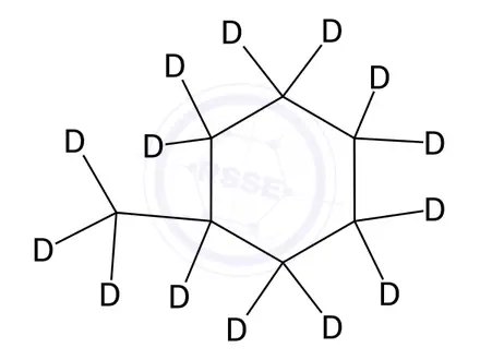 Chemical structure of Methylcyclohexane-d14 (reagent grade)