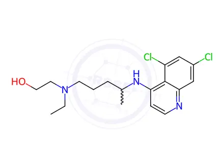 Chemical structure of Hydroxychloroquine sulfate Impurity 67