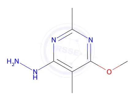 Chemical structure of 4-Hydrazinyl-6-methoxy-2,5-dimethylpyrimidine