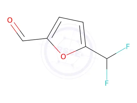 Chemical structure of 5-(Difluoromethyl)furan-2-carbaldehyde