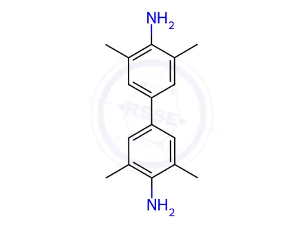 Chemical structure of Tetramethylbenzidine