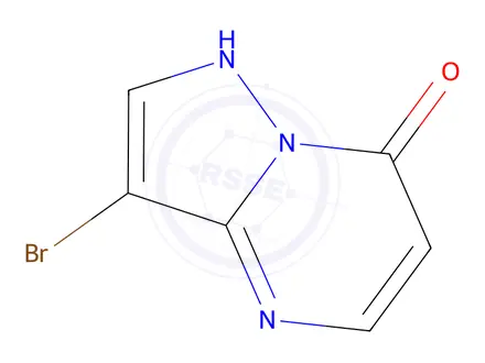 Chemical structure of 3-BRomo-4h-pyrazolo[1,5-a]pyrimidin-7-one