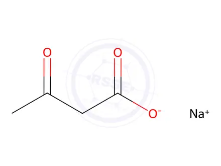 Chemical structure of Acetoacetic acid sodium salt