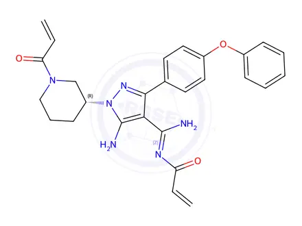 Chemical structure of Ibrutinib Impurity 38