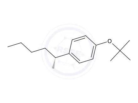 Chemical structure of (R)-1-(4-(tert-butoxy)phenyl)pentan-1-amine