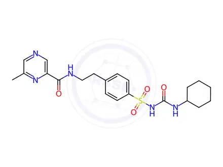 Chemical structure of Glipizide EP Impurity E (Glipizide USP Related Compound C)